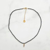 Shine Black Beaded Necklace