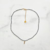 Silver Shine Beaded Necklace