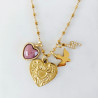 Maeva Rose Charm Long Necklace