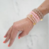 Elastic bracelet mother of pearl