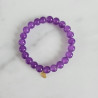 Elastic bracelet mother of pearl