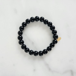 Elastic bracelet mother of pearl