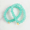 Bracelet élastiqué Jellybeans vert