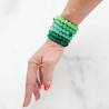 Bracelet élastiqué Jellybeans vert
