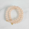 Elastic bracelet mother of pearl