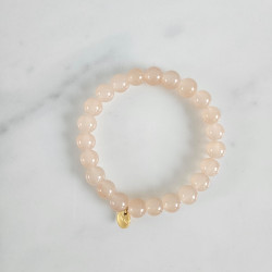 Elastic bracelet mother of pearl
