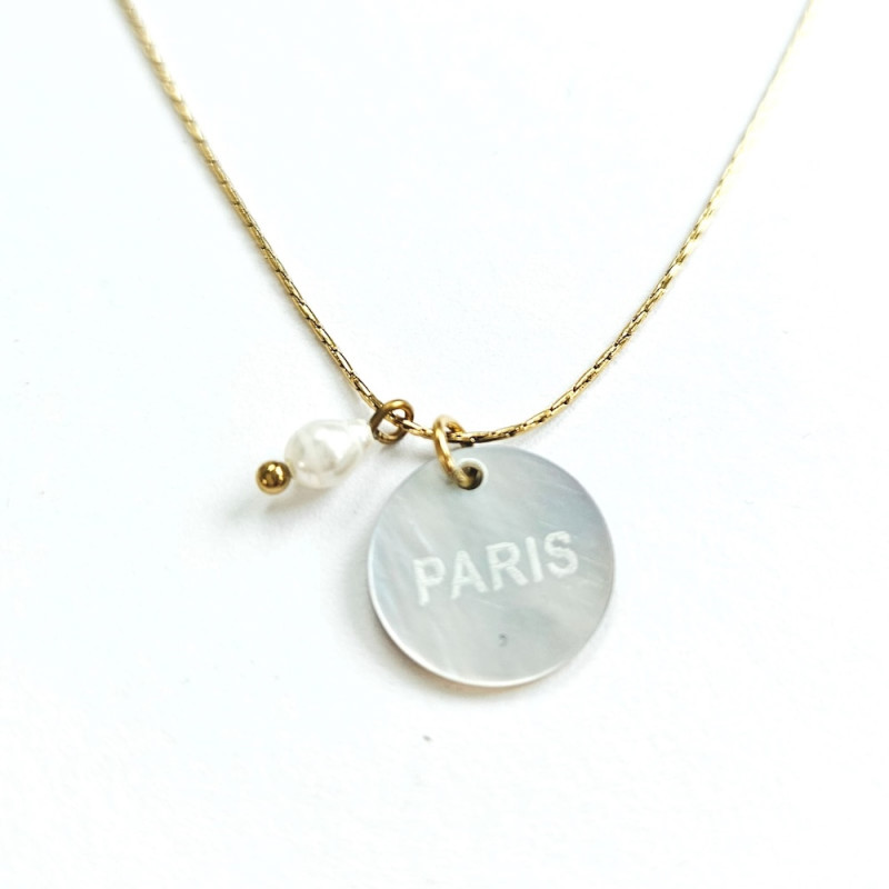 Collier médaille Paris