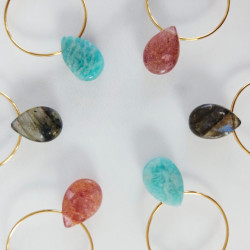 Boucles d'oreilles Stone Labradorite