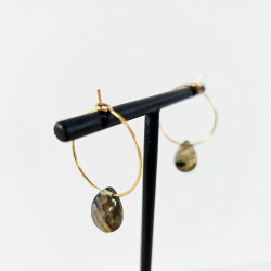 Boucles d'oreilles Stone Labradorite