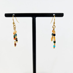 Boucles mini talisman Aztèque