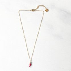 Chaîne pendentif piment