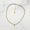 Golden Shine Beaded Necklace