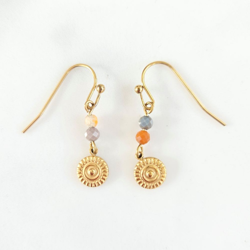 Boucles d'oreilles sun Maya