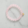 Bracelet Jellybeans élastiqué rose pour adultes