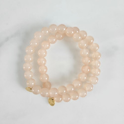 Elastic bracelet mother of pearl