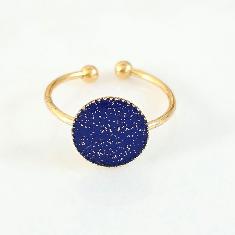 Bague bleue Planète