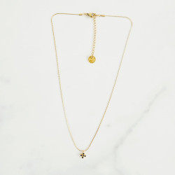 Collier croix noire Maeva
