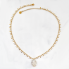 Collier Black-Mary Vierge Blanche