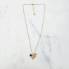 Maeva Lapis Charm Long Necklace