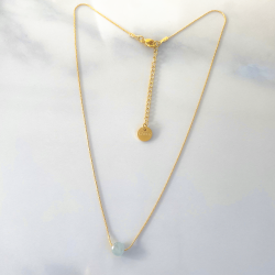 Collier Mini Moon Bleu