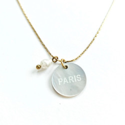 Paris Medal Necklace