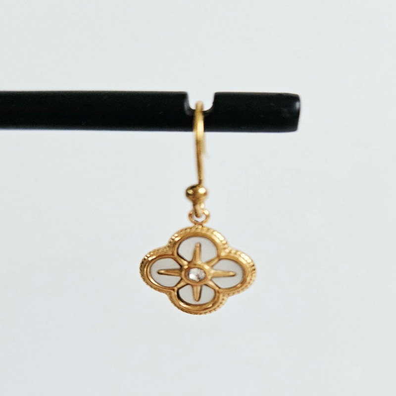 Boucles d'oreilles fleurs Athena