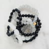 Bracelet élastiqué Jellybeans noir