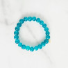 Bracelet élastiqué Jellybeans bleu