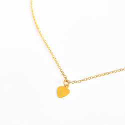 Chaîne pendentif mini cœur
