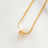 Collier single pearl