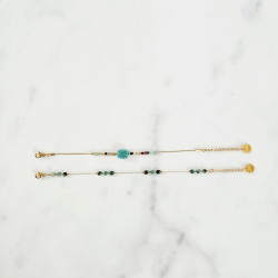 Bracelet Aztèque turquoise