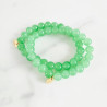 Bracelet Jeallybeans élastiqué vert