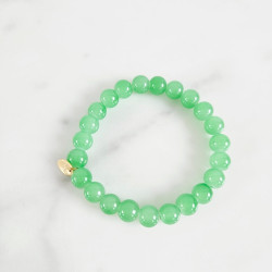 Bracelet Jeallybeans élastiqué vert