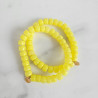 Bracelet Jellybeans élastiqué jaune