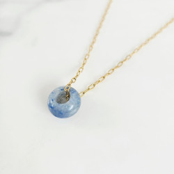 Collier Froot Loops bleu