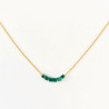 Necklace Simply Square green