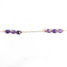 Bracelet cubes violet améthyste