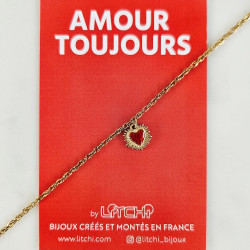 Red Heart Bracelet Love Always
