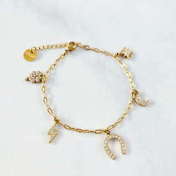 Bracelet Grigri Joli multi charms