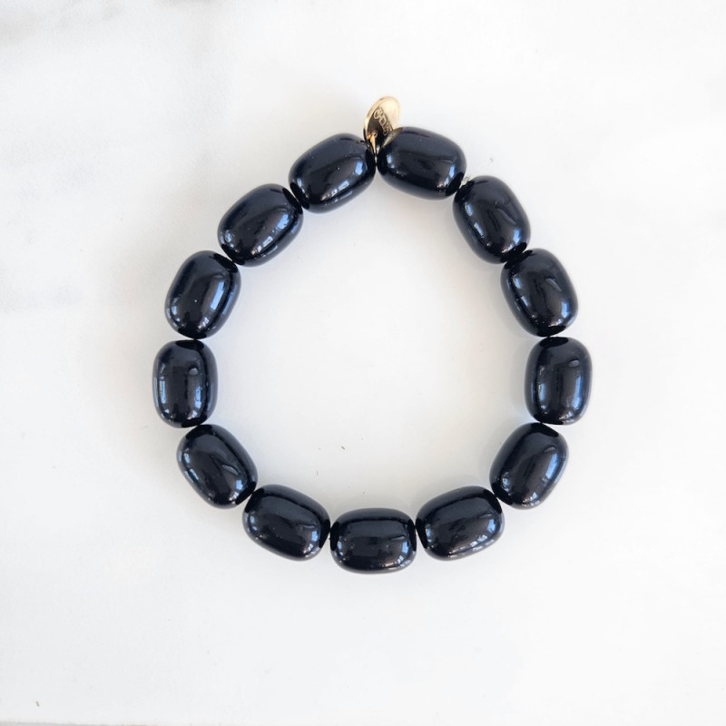 Elastic bracelet mother of pearl
