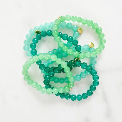 Elastic bracelet mother of pearl