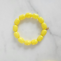 Elastic bracelet mother of pearl
