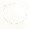 Collier Gold Cube