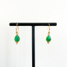 Green Amazonia earrings