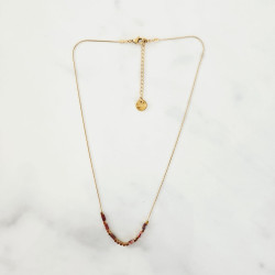Collier Zebra Rose