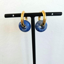 Boucles d'oreilles Froot Loops bleu