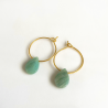 Boucles d'oreilles Stone Amazonite