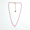 Pink Tiare Flower Necklace