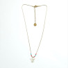 Coral Totem Eagle Necklace