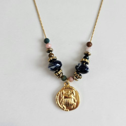 Collier scarabée Maya